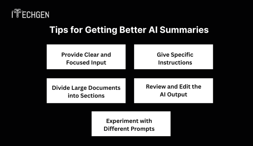 Tips for Getting Better AI Summaries